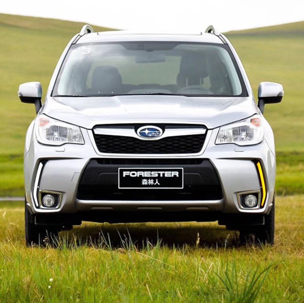 New design led drl daytime running lamp for SUBARU forester front head light