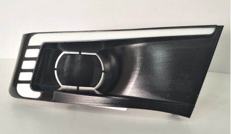 New design led daytime lamp fog lamp cover drl for brezza /new vitara drl