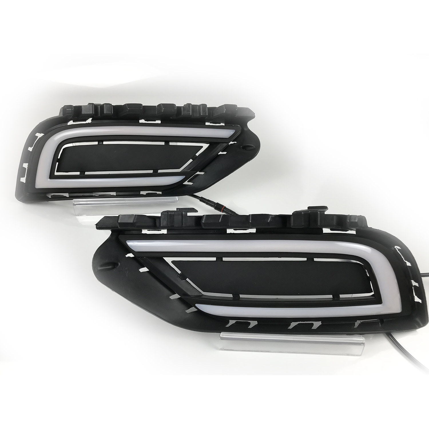 Wenye Crystal Clear DRL LED Projector Head Lights for VolksWagen Bora 2015-2016 (1)