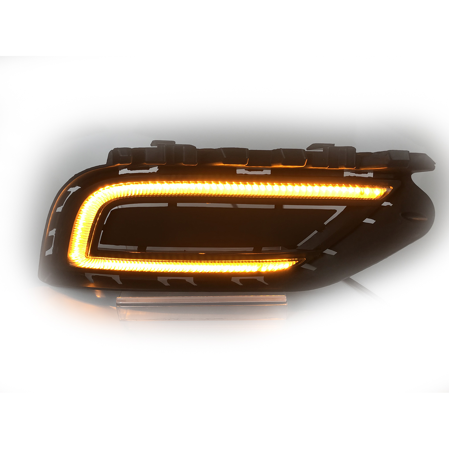 Wenye Crystal Clear DRL LED Projector Head Lights for VolksWagen Bora 2015-2016 (2)